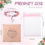 12 Flamingo Bracelet Gift Sets for Women