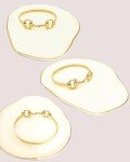 Gold Equestrian Snaffle Bit Bangle Bracelet