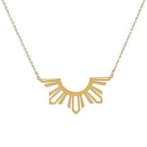 Philippine Sun Araw Statement Necklace in Gold