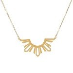 Philippine Sun Araw Statement Necklace in Gold