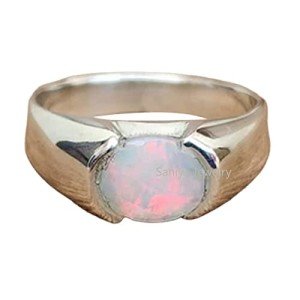 Ethiopian Opal 925 Sterling Silver Statement Ring