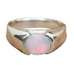 Ethiopian Opal 925 Sterling Silver Statement Ring