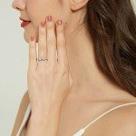 Sterling Silver Bow Tie CZ Heart Ring Size 8