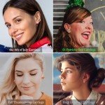 12 Pairs Hypoallergenic Holiday Clip-On Earrings