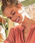 Kendra Scott Fern Pendant Necklace in Brass