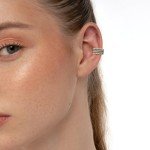 Gothic Celtic Knot Adjustable Sterling Silver Ear Cuffs