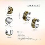 Gothic Celtic Knot Adjustable Sterling Silver Ear Cuffs