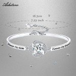 Engraved ‘Always My Sister’ Bangle Bracelet