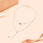 925 Sterling Silver Witches Knot Layered Necklace