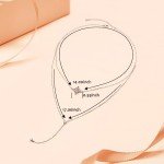 925 Sterling Silver Witches Knot Layered Necklace