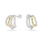 Swarovski Mini Hoop Earrings with Mixed Cut Zirconia