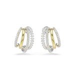 Swarovski Mini Hoop Earrings with Mixed Cut Zirconia