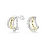 Swarovski Mini Hoop Earrings with Mixed Cut Zirconia