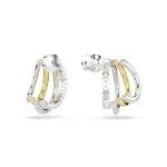 Swarovski Mini Hoop Earrings with Mixed Cut Zirconia