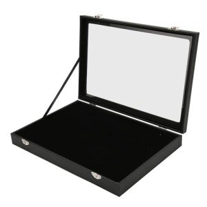 Dustproof Pin Display Case for Collectibles and Travel
