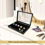 Dustproof Pin Display Case for Collectibles and Travel
