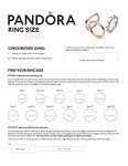 PANDORA 14k Rose Gold Band of Hearts Ring