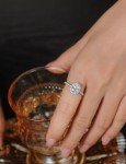 Moissanite Oval Engagement Ring in Sterling Silver