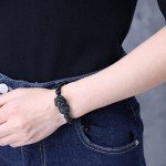 Feng Shui Obsidian Pixiu Beaded Bracelet for All