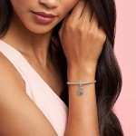 PANDORA 16th Celebration Charm & Bracelet Set