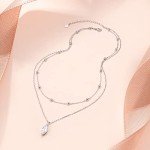 Sterling Silver Adjustable Layered Choker Necklace