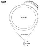 Sterling Silver Adjustable Layered Choker Necklace