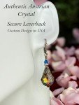 Vintage-Inspired Peacock Dangle Drop Earrings for Her