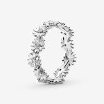 PANDORA Sparkling Daisy Floral Crown Ring