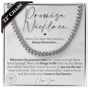 Love You This Much Men's Necklace - 56 cm