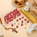 50 Heart & Cross Enamel Pins for Valentine's Day