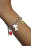 Snoopy Charm Bracelet for Women with 5 Charms