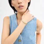 Coach Women's C Logo Hinged Bangle Bracelet