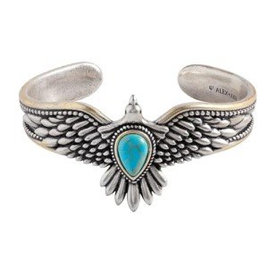 Turquoise Eagle Cuff Bracelet by Alex and Ani