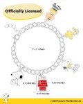 Snoopy Charm Bracelet for Women with 5 Charms
