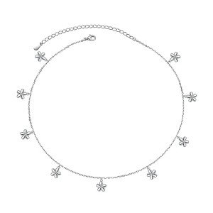 Sterling Silver Statement Choker Necklace for Women