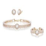 1920s Gatsby-Inspired Faux Pearl Jewelry Set