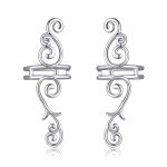 Sterling Silver Non-Piercing Filigree Ear Cuffs