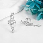 Sterling Silver Non-Piercing Filigree Ear Cuffs