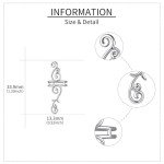 Sterling Silver Non-Piercing Filigree Ear Cuffs