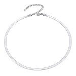 3mm Sterling Silver Dainty Choker Necklace 12inch