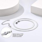 3mm Sterling Silver Dainty Choker Necklace 12inch