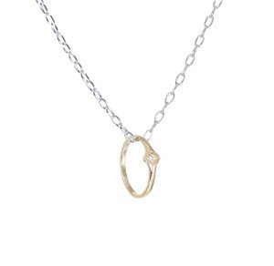 Baby's First Ring - 18K Gold Diamond Signet