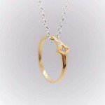 Baby's First Ring - 18K Gold Diamond Signet