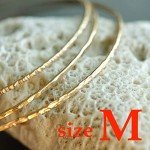 Hammered 14k Gold Fill Bangle Set of 3