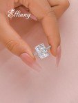 Radiant Cut 7 Carat Simulated Diamond Engagement Ring