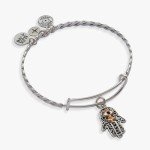 Alex and Ani Two-Tone Hamsa Expandable Bangle