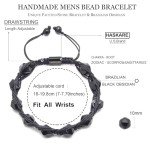 Black Obsidian Protection Bracelet for Men