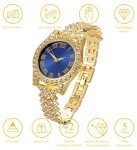 Iced Out Kids' 18K Gold Diamond Watch Set