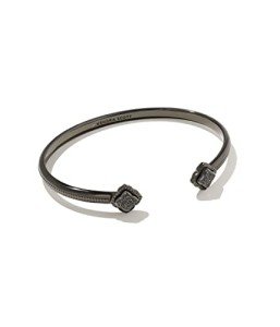 Kendra Scott Mallory Black Drusy Cuff Bracelet