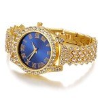 Iced Out Kids' 18K Gold Diamond Watch Set